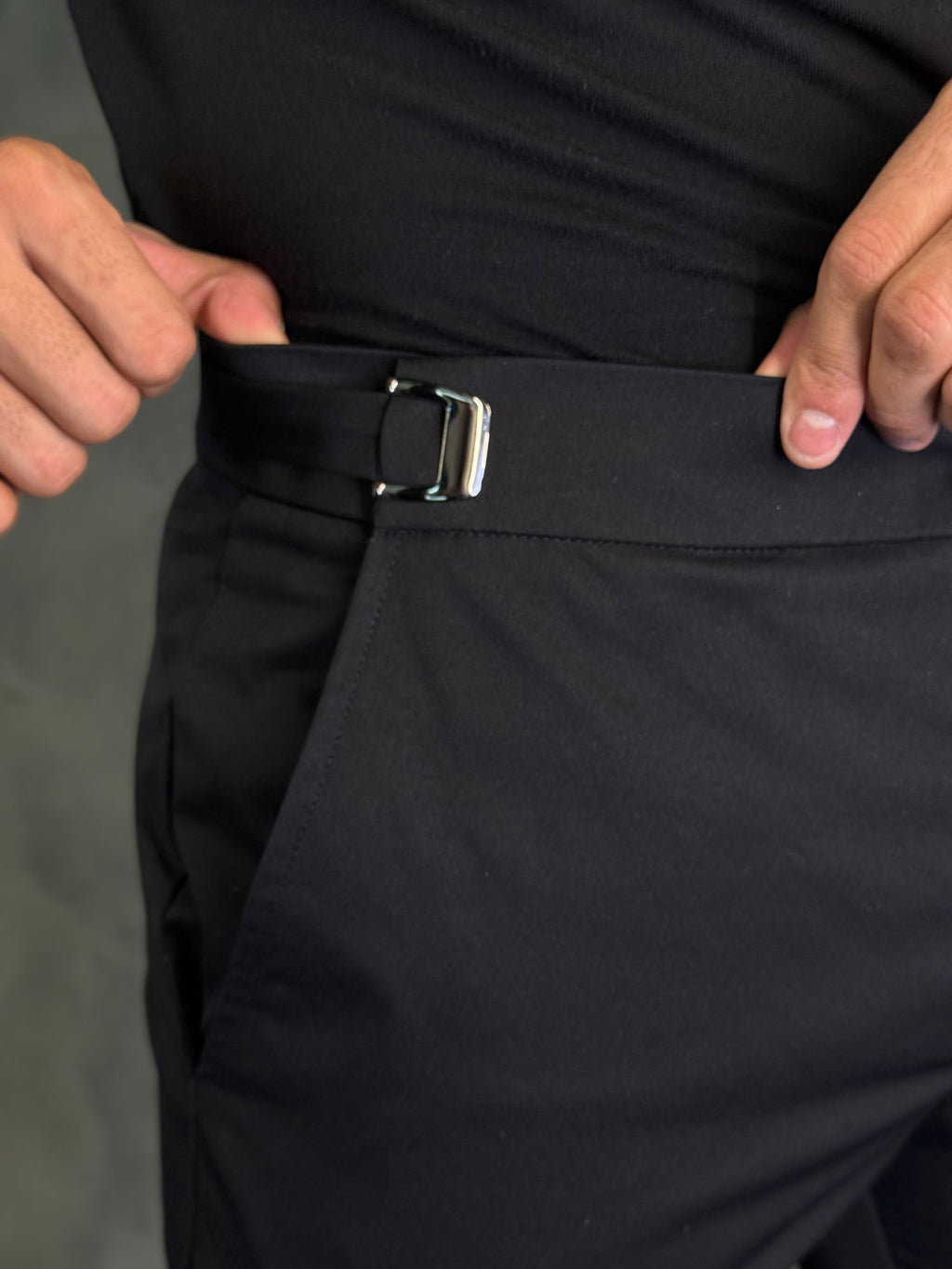 CALÇA ALF. MÔNACO AJUSTE CATRACA PRETO